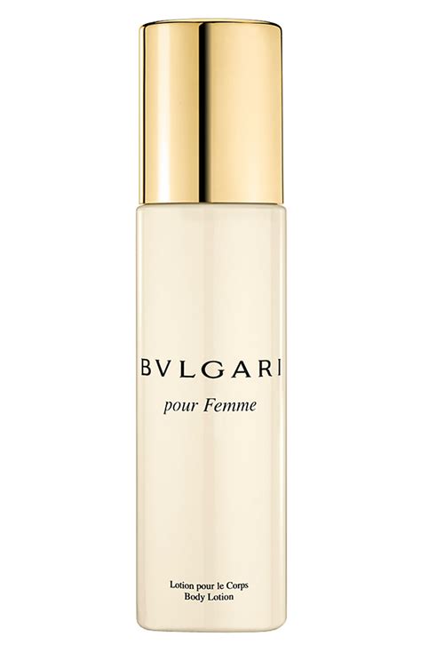 bvlgari pour femme body lotion.